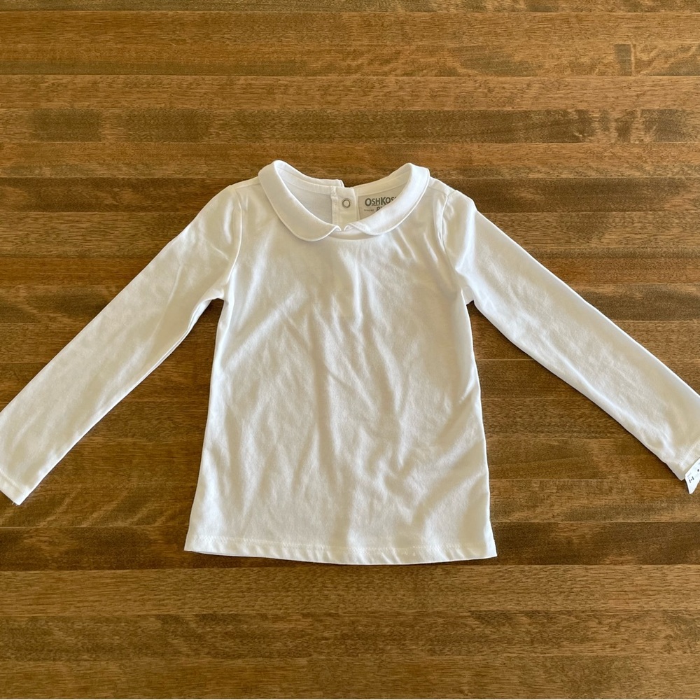 NWT OshKosh Peter Pan Collar Long Sleeve